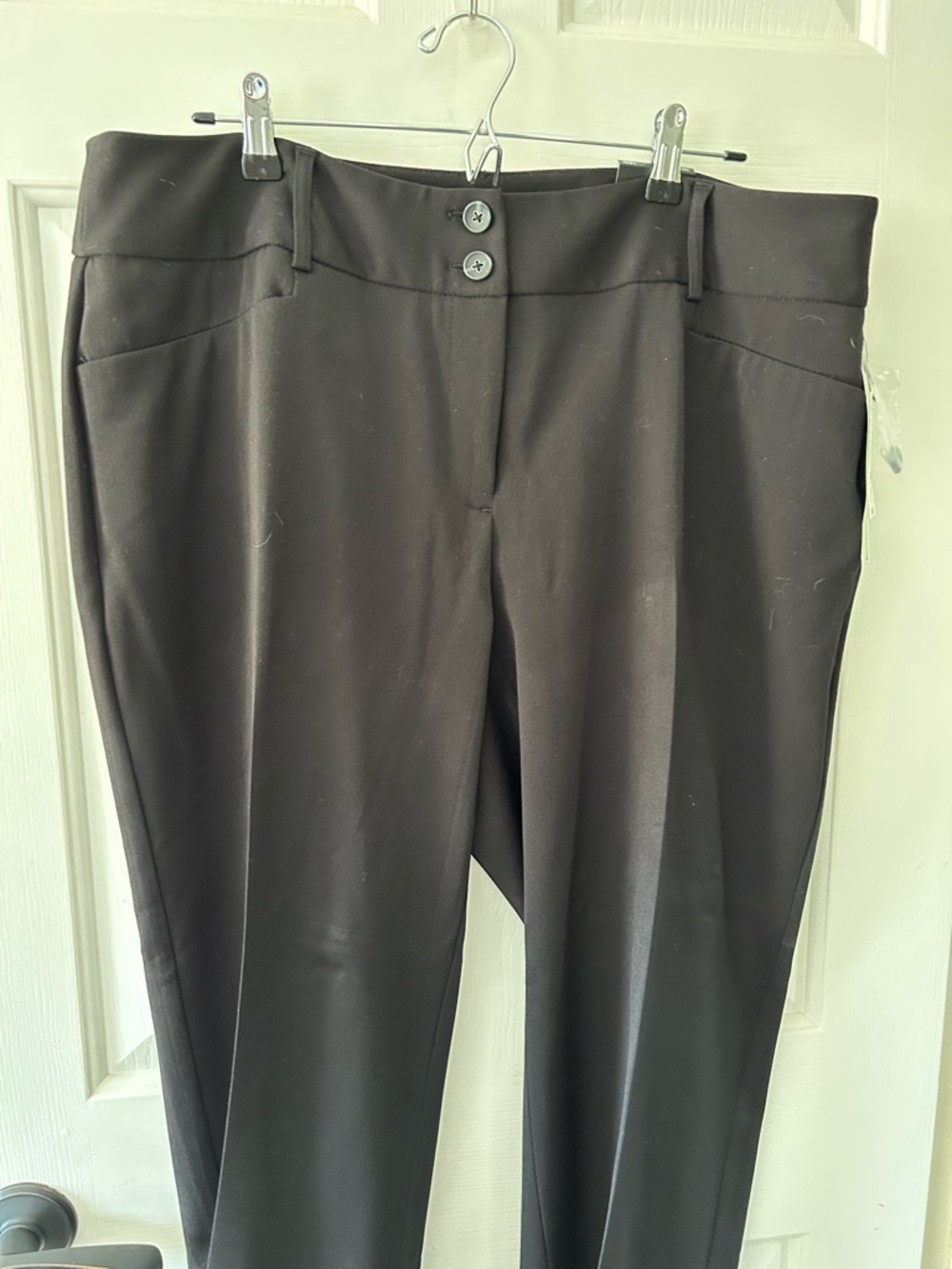 DV by Dolce Vita Black Straight-Leg Trousers